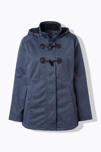 Plus size veliki brojevi Jakna od flisa s odvojivom kapuljačom za punije