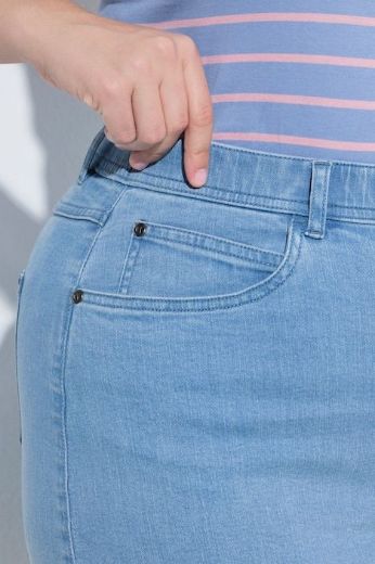 Plus size veliki brojevi Suknja od trapera za punije