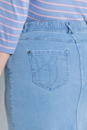 Plus size veliki brojevi Suknja od trapera za punije