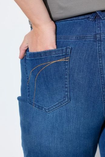 Plus size veliki brojevi Traperice širokih nogavica za punije