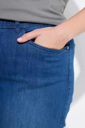 Plus size veliki brojevi Traperice širokih nogavica za punije