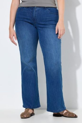 Plus size veliki brojevi Traperice širokih nogavica za punije