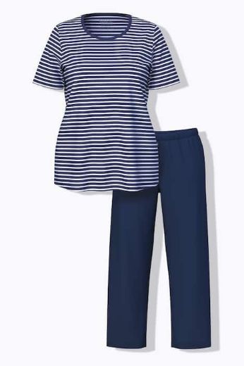 Plus size veliki brojevi Pidžama kratkih rukava i dugih nogavica za punije