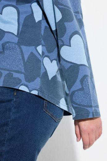 Plus size veliki brojevi Majica dugih rukava V ovratnika za punije