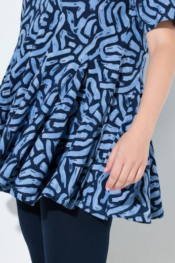 Plus size veliki brojevi Tunika kratkih rukava za punije