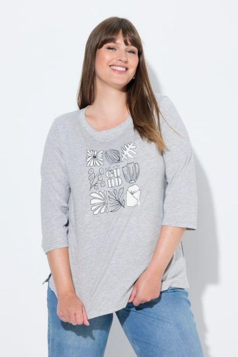 Plus size veliki brojevi Majica 3/4 rukava za punije