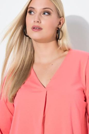 Plus size veliki brojevi Bluza 3/4 rukava A kroja za punije