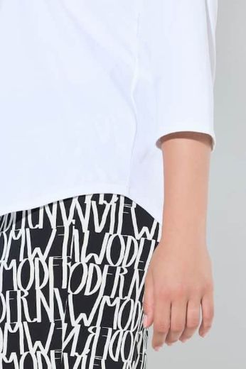 Plus size veliki brojevi Bluza 3/4 rukava A kroja za punije