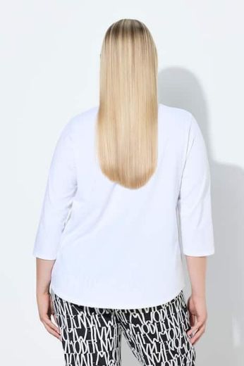 Plus size veliki brojevi Bluza 3/4 rukava A kroja za punije