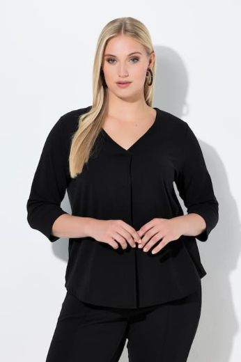 Plus size veliki brojevi Bluza 3/4 rukava A kroja za punije