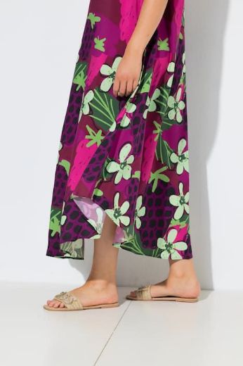 Plus size veliki brojevi Haljina maxi bez rukava za punije