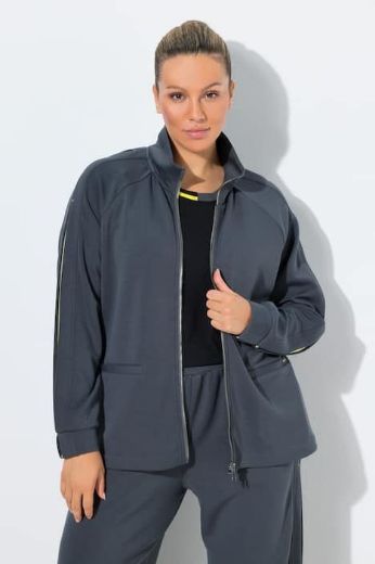 Plus size veliki brojevi Trenirka gornji dio s patentnim zatvaračem za punije