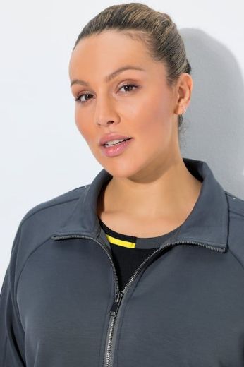 Plus size veliki brojevi Trenirka gornji dio s patentnim zatvaračem za punije