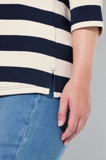 Plus size veliki brojevi Majica Polo 3/4 rukava za punije