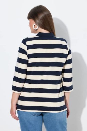 Plus size veliki brojevi Majica Polo 3/4 rukava za punije