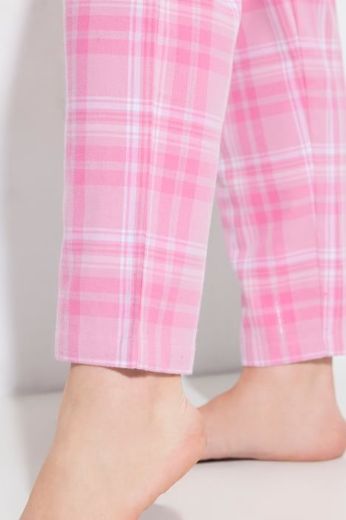 Plus size veliki brojevi Pidžama dugih kariranih nogavica za punije