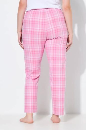 Plus size veliki brojevi Pidžama dugih kariranih nogavica za punije