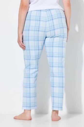 Plus size veliki brojevi Pidžama dugih kariranih nogavica za punije