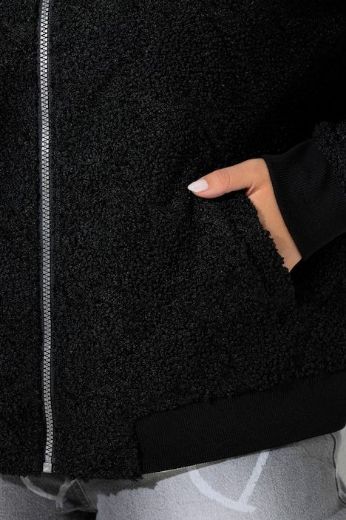 Plus size veliki brojevi Majica dugih rukava s patentnim zatvaračem za punije