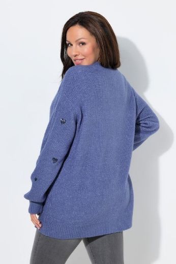 Plus size veliki brojevi Kardigan pleteni na kopčanje za punije