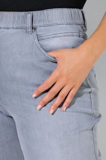 Plus size veliki brojevi Traperice širokih nogavica za punije