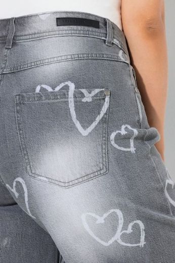 Plus size veliki brojevi Traperice širokih nogavica za punije