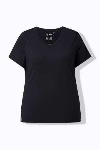 Plus size veliki brojevi Majica kratkih rukava V ovratnika za punije