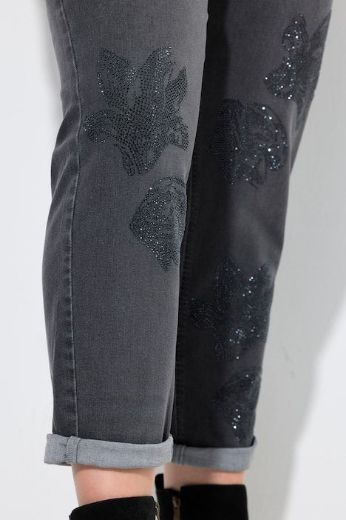 Plus size veliki brojevi Traperice povišenog struka za punije