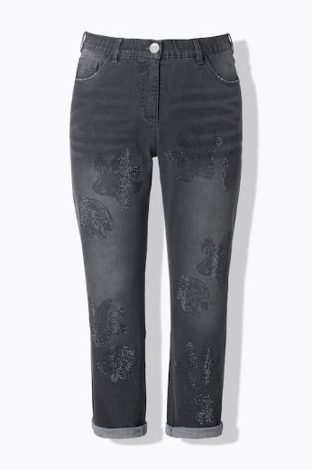 Plus size veliki brojevi Traperice povišenog struka za punije