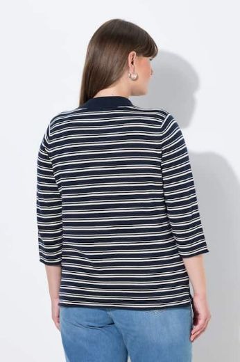 Plus size veliki brojevi Majica Polo 3/4 rukava za punije
