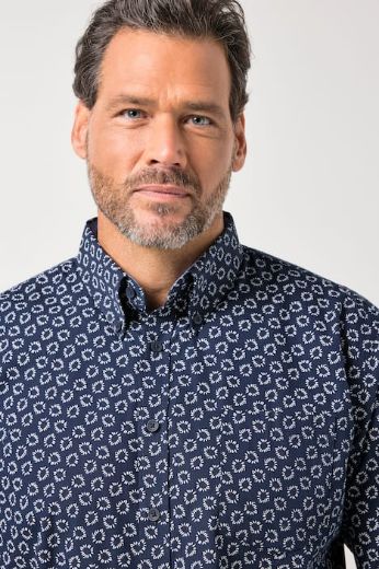 Plus size veliki brojevi Košulja dugih rukava cvjetnog uzorka za punije