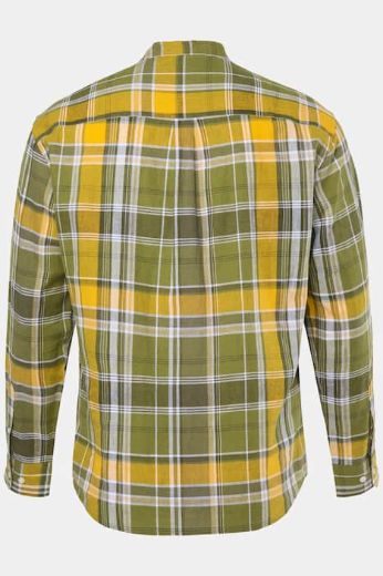 Plus size veliki brojevi Košulja dugih rukava karirana za punije