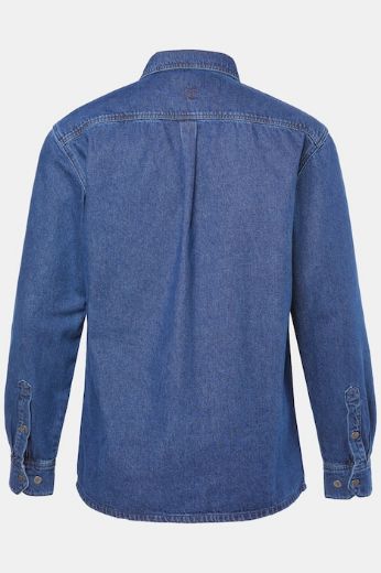 Plus size veliki brojevi Košulja dugih rukava traper uzorka za punije