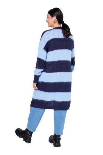 Plus size veliki brojevi Kardigan dužeg kroja za punije