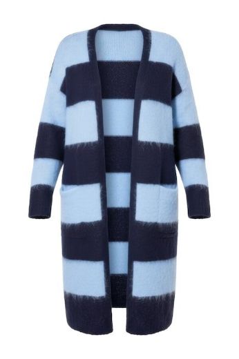 Plus size veliki brojevi Kardigan dužeg kroja za punije