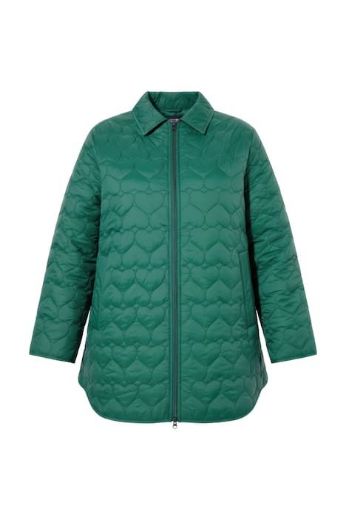 Plus size veliki brojevi Jakna prošivena sa patentnim zatvaračem za punije