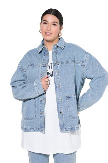 Plus size veliki brojevi Košulja dugih rukava šireg kroja za punije