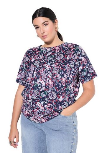 Plus size veliki brojevi Majica kratkih rukava šireg kroja za punije