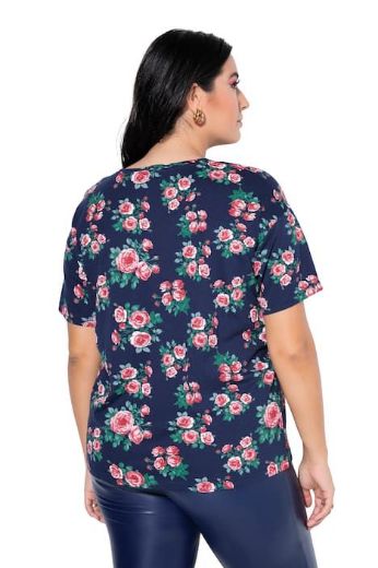 Plus size veliki brojevi Majica kratkih rukava šireg kroja za punije