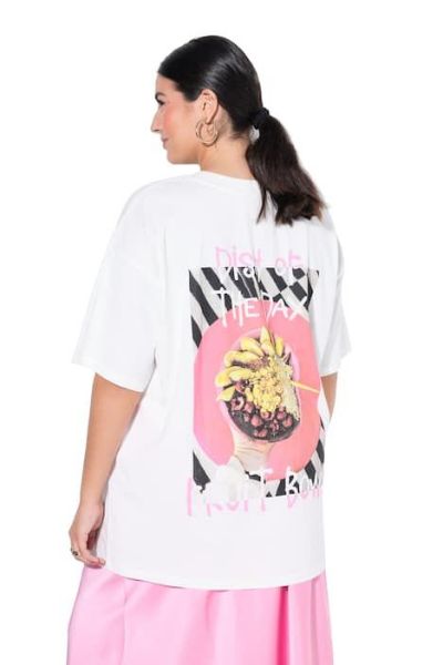 Veliki brojevi Majica kratkih rukava šireg kroja moda za punije