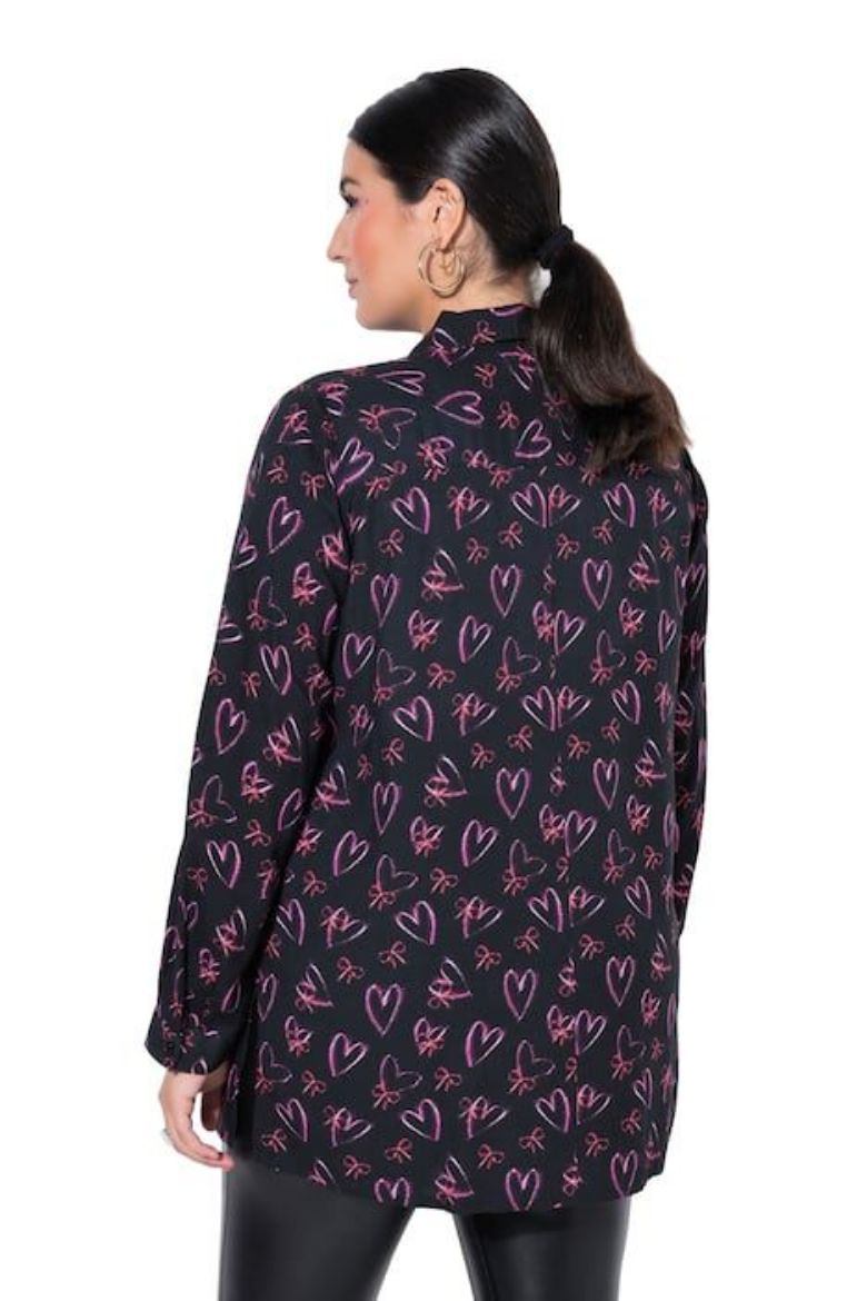 Plus size veliki brojevi Košulja dugih rukava ravnog kroja za punije