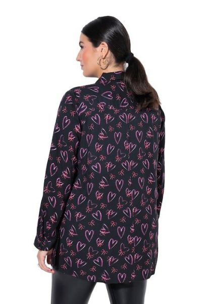 Veliki brojevi Košulja dugih rukava ravnog kroja moda za punije