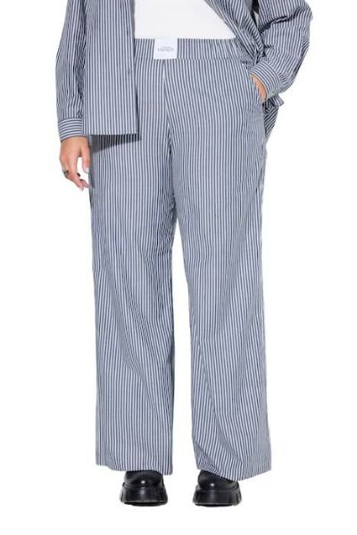 Veliki brojevi Hlače širokih nogavica elastičnog struka moda za punije