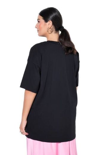 Plus size veliki brojevi Majica kratkih rukava šireg kroja za punije