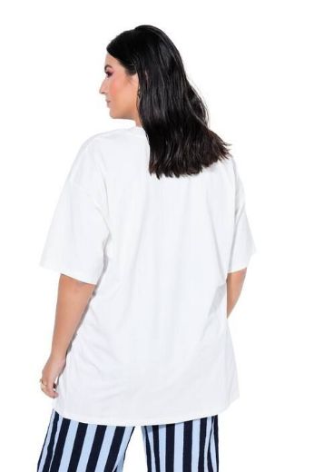 Plus size veliki brojevi Majica kratkih rukava šireg kroja za punije