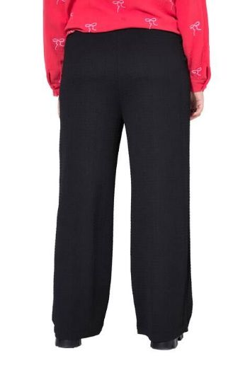 Plus size veliki brojevi Hlače širokih nogavica elastičnog struka za punije