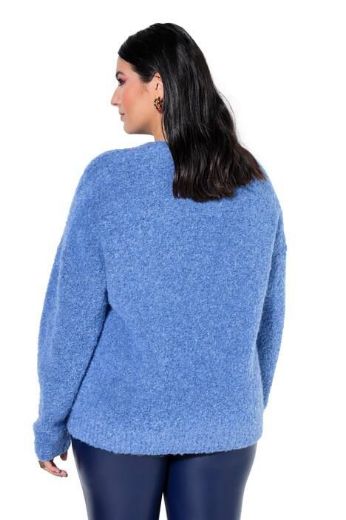 Plus size veliki brojevi Pulover dugih rukava šireg kroja za punije