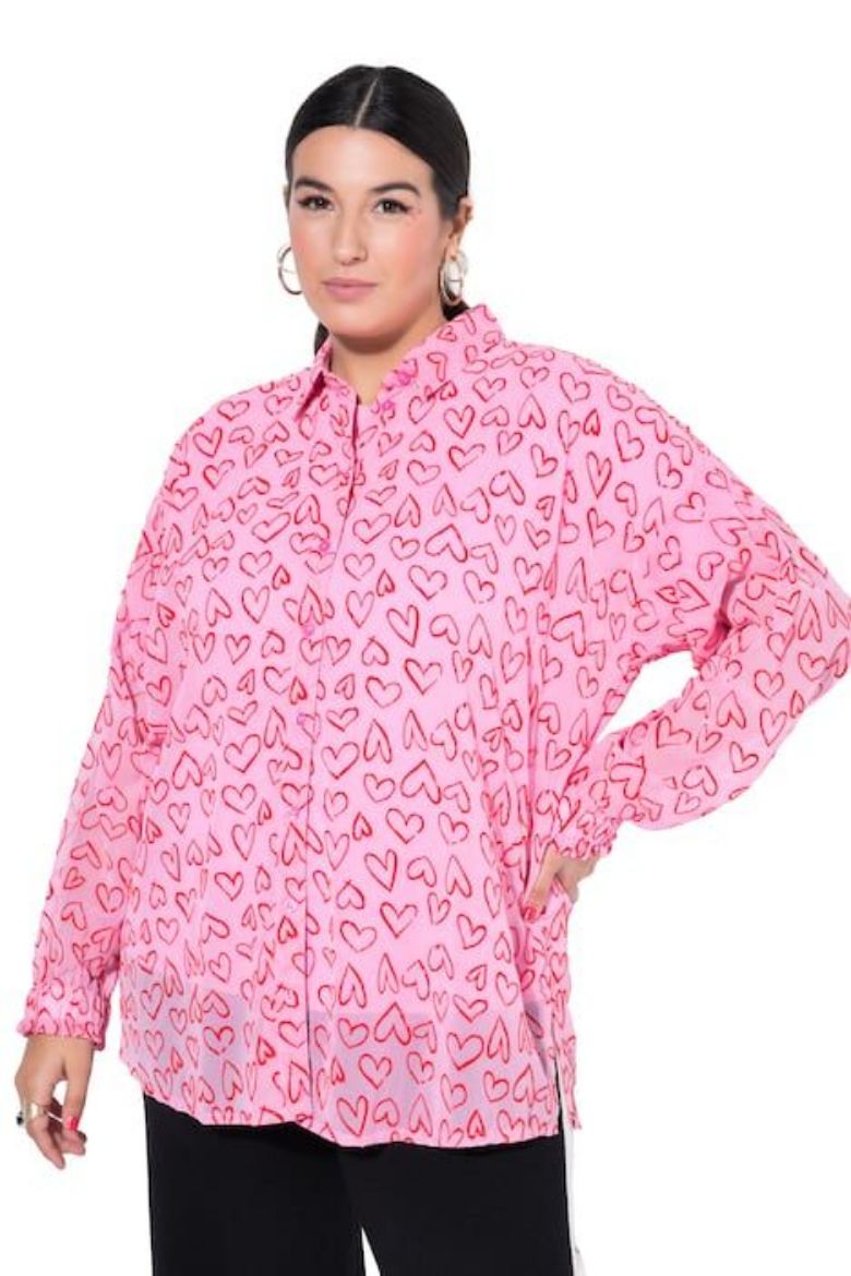 Plus size veliki brojevi Bluza dugih rukava šireg kroja za punije