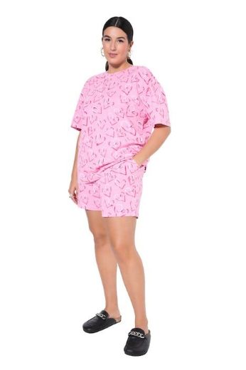 Plus size veliki brojevi Pidžama dvodjelna kratkih nogavica za punije