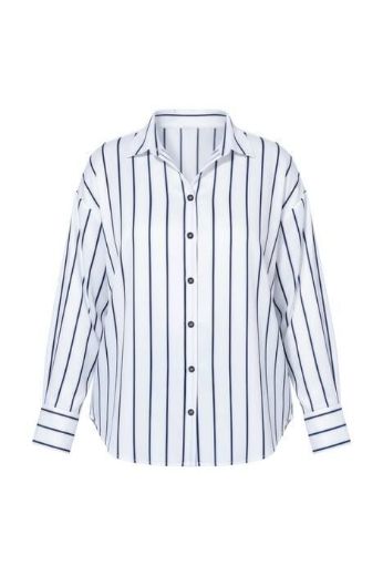 Plus size veliki brojevi Košulja dugih rukava od satena za punije